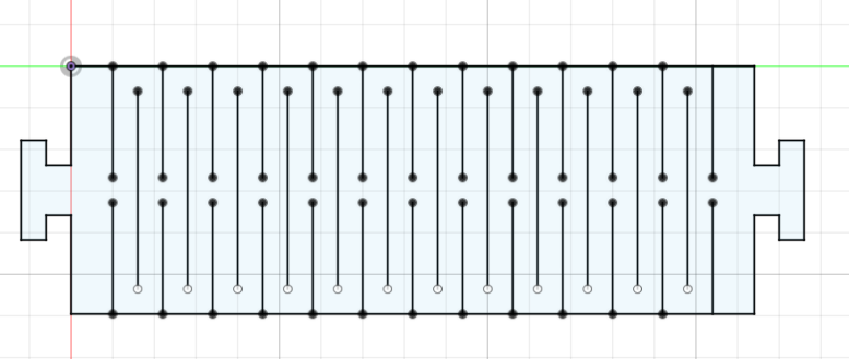 rectangular pattern